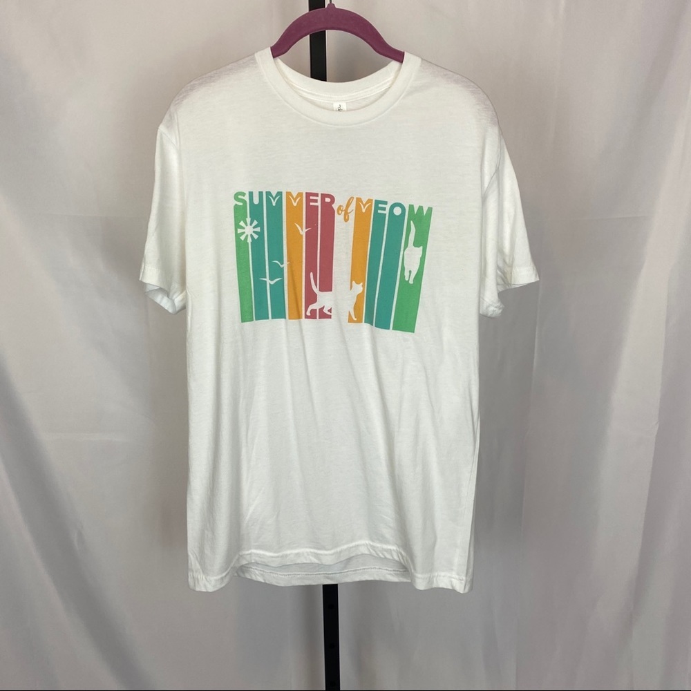 CatLadyBox Summer of Meow Tee, size Medium